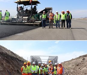 Supervisan avances de trabajos de conservación en Aeropuerto Arturo Merino Benítez.