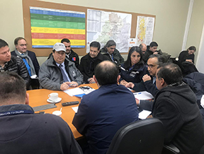 Seremi Felipe Infante y equipos de Vialidad MOP Región Metropolitana realizan arduo trabajo durante emergencias meteorológicas