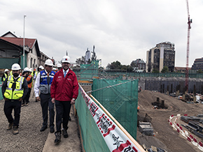Ministro Moreno supervisa construcción del nuevo Hospital del Salvador e Instituto Nacional de Geriatría que beneficiará a más de 500.000 habitantes de la Región Metropolitana