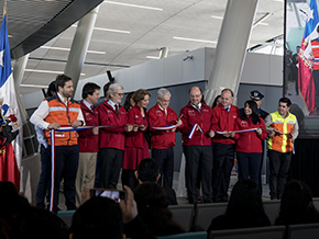 Presidente Piñera inaugura nueva área de embarque del Aeropuerto de Santiago: “Vamos a poner a Chile a la vanguardia”