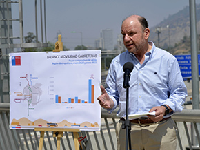 Ministro Moreno entregó cifras que ratifican descenso de la movilidad  en carreteras interurbanas durante este verano