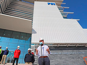 Ministro Moreno y 96% de avance del Laboratorio de Criminalística PDI: “Estamos contentos de aportar al esfuerzo de ayudar a la seguridad de la población”