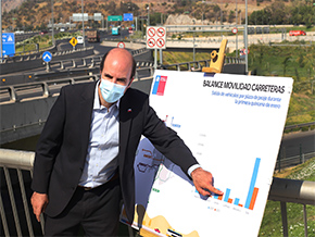 Subsecretario Cristóbal Leturia informa disminución de un 56% de movilidad en salidas de Santiago durante primera quincena de enero